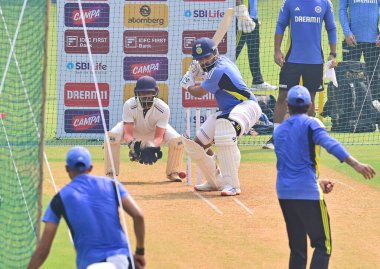 MUMBAI INDIA OCTOBER 30 2024 Indian player captain Rohit Sharma during practice session before 3rd test match of New Zealand Vs India Test Series at Wankhade Stadium on October 30 2024 in Mumbai India  clipart