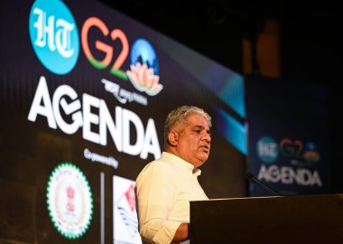 NEW DELHI INDIA 18 Mayıs 2023 Bhupender Yadav Birlik Çevre ve iklim değişikliği Bakanı 18 Mayıs 2023 'te Sanchit Khann tarafından Yeni Delhi Hindistan' da çekilmiştir.