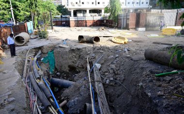 MUMBAI INDIA MAYIS 19 Mayıs 2023 Mantralaya ve Vidhan Bhavan arasında Nariman Point 'te 19 Mayıs 2023' te Hindistan Fotoğrafı: Anshuman Poyrekar Hindustan Times