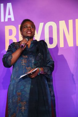 NEW DELHI INDIA 7 Ekim: Natalia Kanem, Hindistan Hükümeti ile 50 yıllık ortaklık kutlamaları sırasında, UNFPA Hindistan, cinsiyet eşitliği üreme sağlığı ve kadın haklarını destekleme çabalarına odaklanan 50 ve Ötesi etkinliğe ev sahipliği yaptı. 