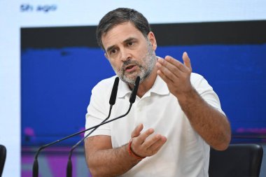 NEW DELHI INDIA NOVEMBER 21 Kasım 2024 Rahul Gandhi Lok Sabha Muhalefet Lideri AICC 'de 21 Kasım 2024 tarihinde Yeni Delhi Hindistan' da Ajay Aggarwal Hindustan Times