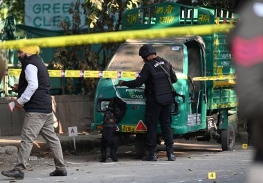 NEW DELHI INDIA NOVEMBER 28 2024 NSG ekibi ve FSL ekibi 20 Ekim 'de Delhi' nin Prashant Vihar bölgesindeki PVR bölgesinde 20 Kasım 2024 'de iki düşük yoğunluklu patlama meydana geldi.