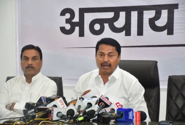 MUMBAI INDIA NOVEMBER 28 Kasım 2024 Maharashtra Kongre Başkanı Nana Pathole 28 Kasım 2024 tarihinde Mumbai Hindistan 'da Bhushan Koyande Hindustan Times tarafından çekilmiştir. 