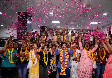 LUCKnow INDIA 25 Nisan 2023 10 ve 12. sınıf öğrencileri UP yönetim kurulundaki başarılarını 25 Nisan 2023 'te Lucknow Hindistan Fotoğrafı: Deepak Gupta Hindustan Times