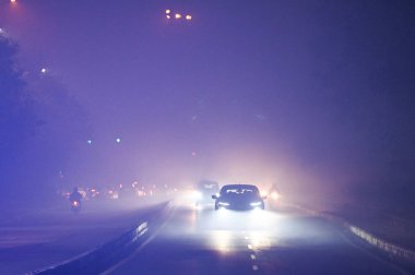 NEW DELHI INDIA JANUARY 4 2025 A thick layer of fog seen developed last night at Rajendra Nagar on January 4 2025 in New Delhi India A dense blanket of fog once again engulfed national capital Delhi on Saturday morning reducing the visibility to zero clipart