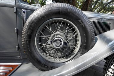 NEW DELHI INDIA FEBRUARY 11 Şubat 2025 1932 Lancia Astura Pininfarina 21 Gun Salute Concours Delegance Vintage Car Show 11 Şubat 2025 tarihinde Sanjeev Verma Hindustan T