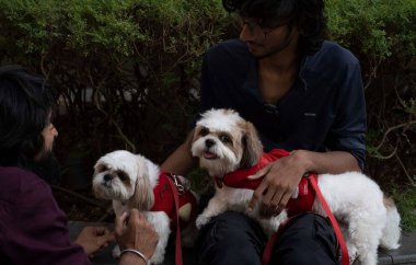 MUMBAI, INDIA - 23 Mart 2025: Mumbai evcil hayvan severler, 23 Mart 2025 'te Hindistan' daki RCity alışveriş merkezinde Kürklü Ziyafet 'in tadını çıkarıyorlar. Fotoğraf: Satish Bate / Hindustan Times)