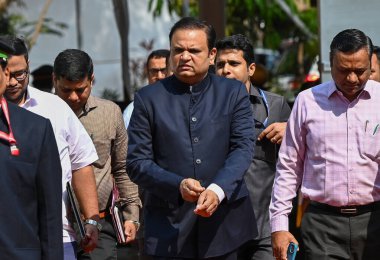 MUMBAI, INDIA - Maharashtra Yasama Meclisi Başkanı Rahul Narvekar, 26 Mart 2025 'te Hindistan' ın Mumbai kentinde yapılan Maharashtra Yasama Meclisi oturumunun son gününe katıldı.. 