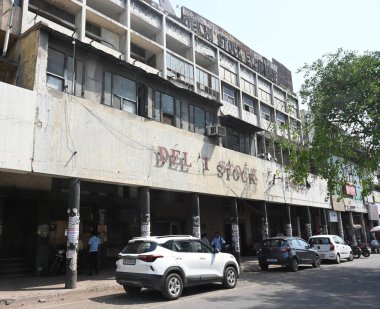 NEW DELHI INDIA 8 APRIL 2025 Delhi Menkul Kıymetler Borsası DSE binası eskiden DSE olarak bilinen DSE binası 8 Nisan 2025 tarihinde Yeni Delhi Menkul Kıymetler Borsası 'nda Türkmen Kapısı yakınlarındaki Asaf Ali Yolu' nda kurulmuştur.