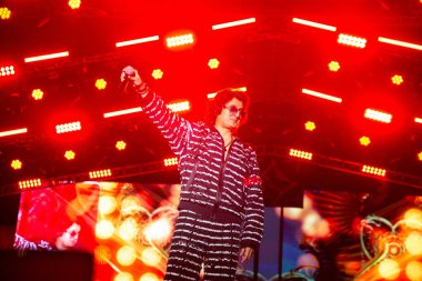 NEW DELHI, INDIA - 23 Mart 2025: Bollywood şarkıcısı Sonu Nigam, Delhi Teknoloji Üniversitesi (DTU), Rohini kampüsünde düzenlenen yıllık kültür festivali Engifest 25. (Fotoğraf: Raajessh Kashyap / Hindustan Times)