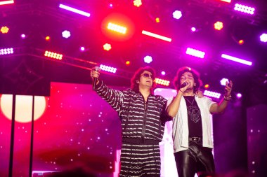 NEW DELHI, INDIA - 23 Mart 2025: Bollywood şarkıcısı Sonu Nigam, Delhi Teknoloji Üniversitesi (DTU), Rohini kampüsünde düzenlenen yıllık kültür festivali Engifest 25. (Fotoğraf: Raajessh Kashyap / Hindustan Times)
