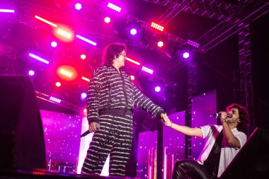 NEW DELHI, INDIA - 23 Mart 2025: Bollywood şarkıcısı Sonu Nigam, Delhi Teknoloji Üniversitesi (DTU), Rohini kampüsünde düzenlenen yıllık kültür festivali Engifest 25. (Fotoğraf: Raajessh Kashyap / Hindustan Times)