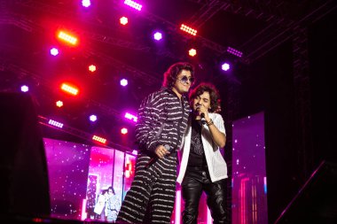 NEW DELHI, INDIA - 23 Mart 2025: Bollywood şarkıcısı Sonu Nigam, Delhi Teknoloji Üniversitesi (DTU), Rohini kampüsünde düzenlenen yıllık kültür festivali Engifest 25. (Fotoğraf: Raajessh Kashyap / Hindustan Times)