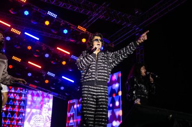 NEW DELHI, INDIA - 23 Mart 2025: Bollywood şarkıcısı Sonu Nigam, Delhi Teknoloji Üniversitesi (DTU), Rohini kampüsünde düzenlenen yıllık kültür festivali Engifest 25. (Fotoğraf: Raajessh Kashyap / Hindustan Times)