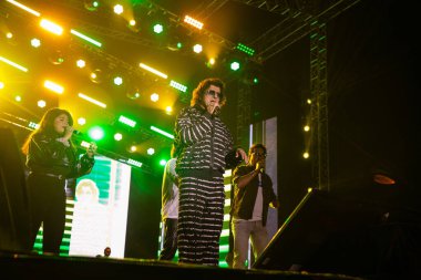 NEW DELHI, INDIA - 23 Mart 2025: Bollywood şarkıcısı Sonu Nigam, Delhi Teknoloji Üniversitesi (DTU), Rohini kampüsünde düzenlenen yıllık kültür festivali Engifest 25. (Fotoğraf: Raajessh Kashyap / Hindustan Times)