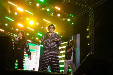 NEW DELHI, INDIA - 23 Mart 2025: Bollywood şarkıcısı Sonu Nigam, Delhi Teknoloji Üniversitesi (DTU), Rohini kampüsünde düzenlenen yıllık kültür festivali Engifest 25. (Fotoğraf: Raajessh Kashyap / Hindustan Times)