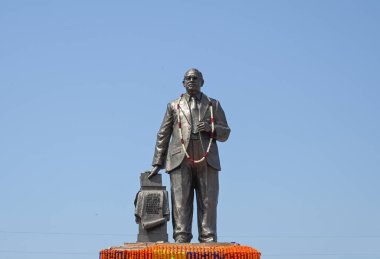 14 Nisan 2025 'te Noida Hindistan' da Dalit ikonu BR Ambedkar 'ın 134. doğum yıldönümü münasebetiyle Rashtriya Dalit Prerna Sthal sektörü 95' te 14 Nisan 2025 'de Noida Hindistan' da Sunil Ghosh Hindustan Times tarafından çekilmiştir.