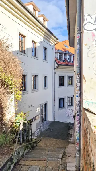 stock image Bratislava Old Town Street Scene-Bratislava Old Town is the historic heart of Slovakia's capital city. This picturesque area is rich in history, architecture, and culture, offering a captivating glimpse into the past.