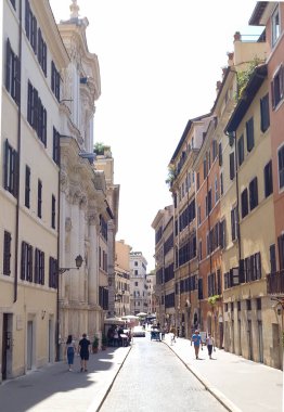 Sokak Görünümü'nde Roma, İtalya.