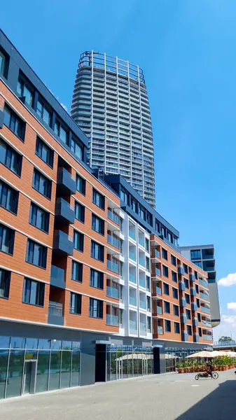 stock image Eurovea Tower in Bratislava, Slovakia.