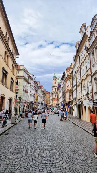 stock image Street Scenery-Prague, Czech Republic