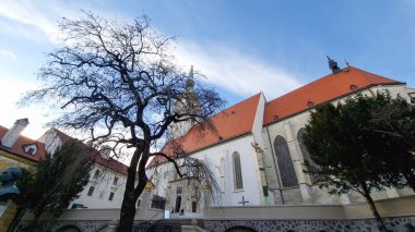 St. Martin's Cathedral in Bratislava, Slovakia's Old Town. clipart