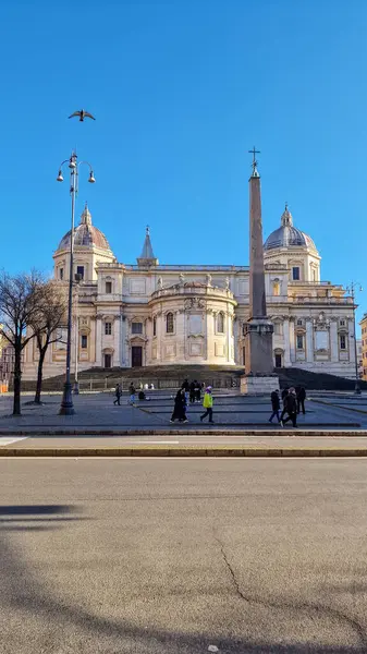 stock image Papal Basilica of Saint Mary Major-Rome, Italy