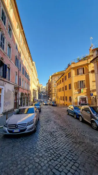 Roma, İtalya 'da sokak sahnesi.