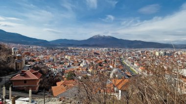 Cityscape View of Prizren, Kosovo. clipart