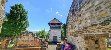 The Densu Church in the village of Densu, Hunedoara County is the oldest orthodox stone church in Romania. clipart