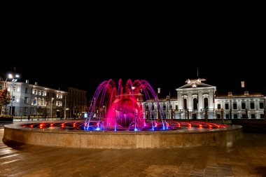 Bratislava, Slovakya 'daki Başkanlık Sarayı' nda bulunan Barış Çeşmesi.