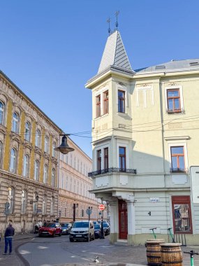 Slovakya 'nın Kosice Eski Kasabası' ndaki Tarihi Bina