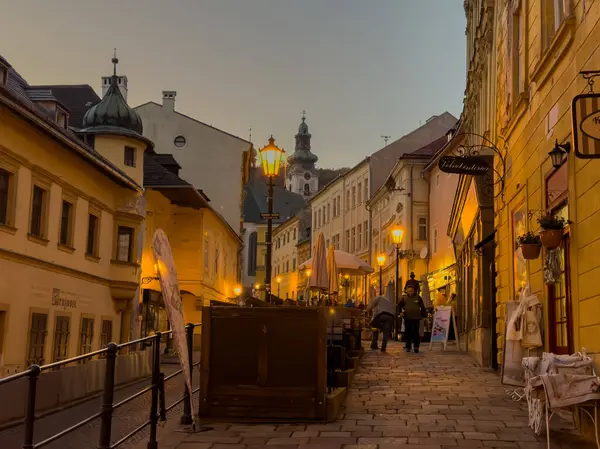 Slovakya 'nın Banska Stiavnica kentindeki tarihi bina. Şehir UNESCO Dünya Mirasları Alanı olarak tanınıyor.