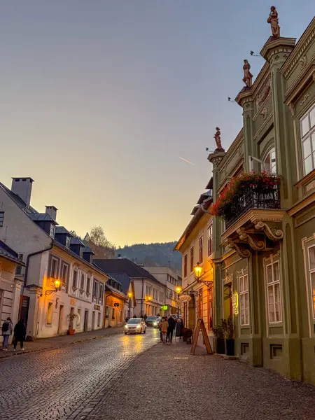 Slovakya 'nın Banska Stiavnica kentindeki tarihi bina. Şehir UNESCO Dünya Mirasları Alanı olarak tanınıyor.