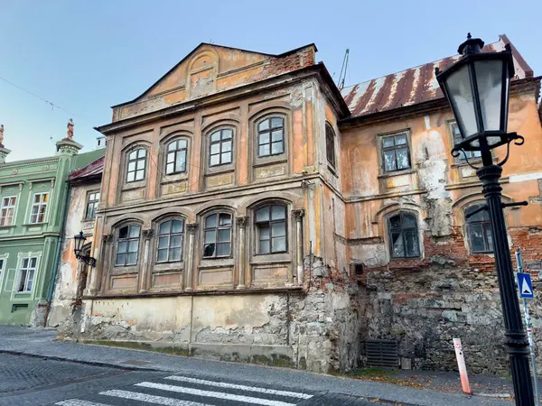 Slovakya 'nın Banska Stiavnica kentindeki tarihi bina. Şehir UNESCO Dünya Mirasları Alanı olarak tanınıyor.