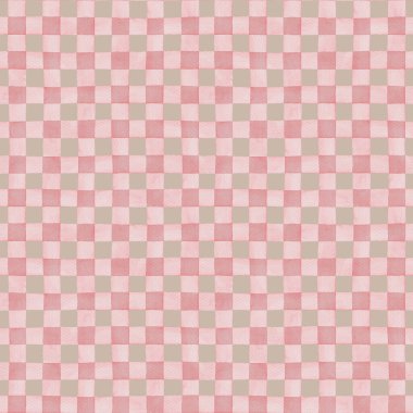 Soluk kahverengi arka planda pembeleşmiş suluboya deseni. Basit fırça dokuları ve parlak renkleri olan el yapımı tekstil tasarımı. Yaz kumaşı veya duvar kağıdı ve yaratıcı proje için ideal.