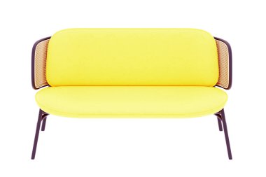 Amerikan evi ve teras güneşliği, pergola çardağı. 3d oluşturma