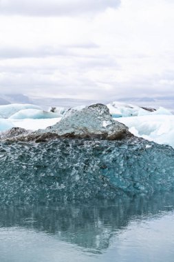 İzlanda 'daki Jokulsarlon Vatnajokull buzulları