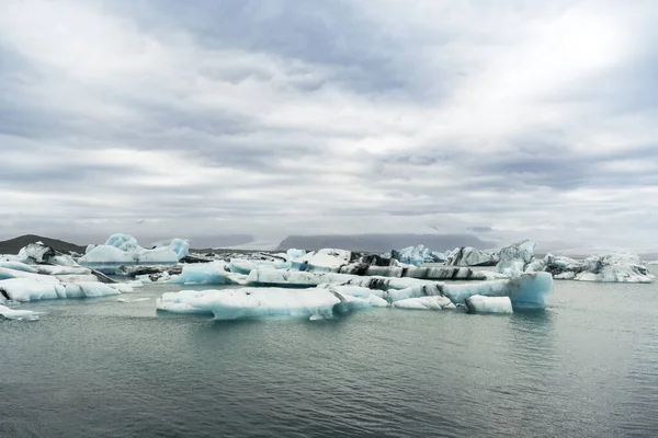 Jokulsarlon Vatnajokull Gletsjers Ijsland — Stockfoto