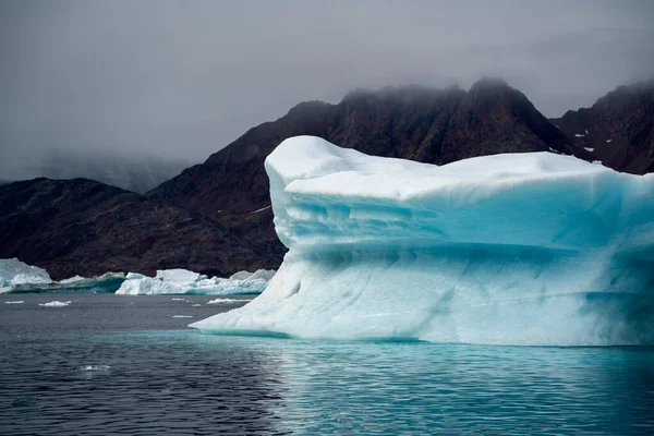 Glaciärer Arktiska Oceanen Grönländska Fjordar — Stockfoto