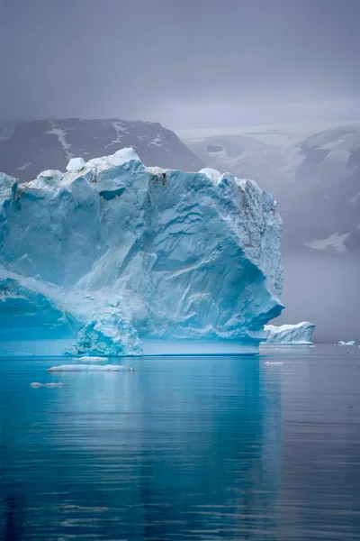 Ghiacciai Nell Oceano Artico Fiordi Della Groenlandia — Foto Stock