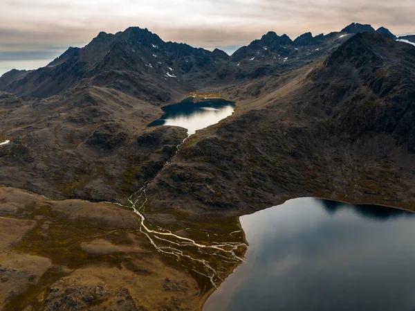 Luftaufnahme Der Berge Grönland — Stockfoto