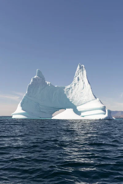 Los Glaciares Flotan Océano Ártico Groenlandia — Foto de Stock