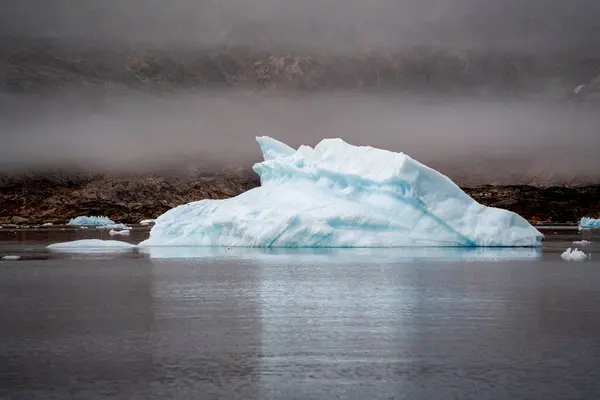 Kuzey Kutup Denizi Nde Yüzen Buzdağları — Stok fotoğraf