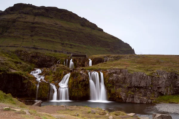 Oszałamiający Krajobraz Natura Góra Gra Tronów Seryjne Miejsce Islandii — Zdjęcie stockowe
