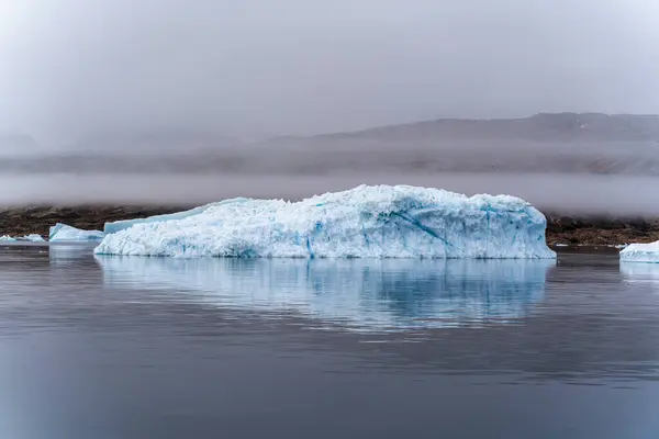 Flygfoto Isberg Grönland Arktiska Oceanen — Stockfoto
