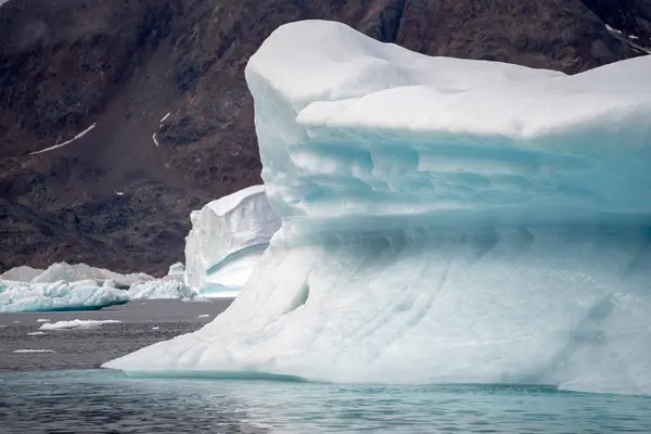 Iceberg Vista Aérea Groenlândia Oceano Ártico — Fotografia de Stock