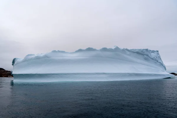 Iceberg Vista Aérea Groenlândia Oceano Ártico — Fotografia de Stock
