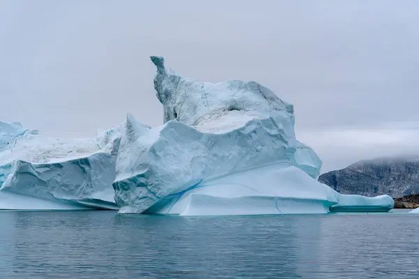 Aerial View Iceberg Greenland Arctic Ocean — Stock Photo, Image