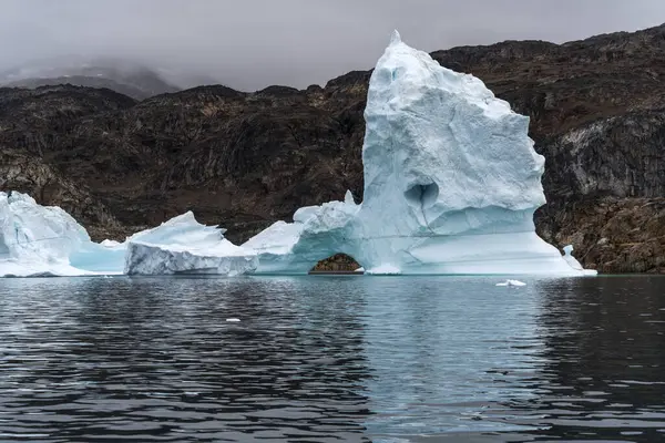 Iceberg Vista Aérea Groenlandia Océano Ártico —  Fotos de Stock